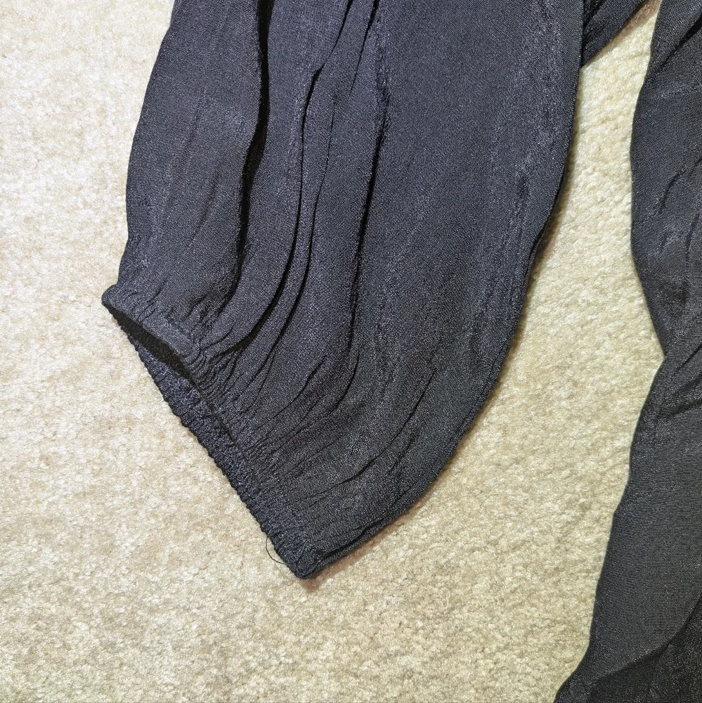 Black Ruffle Top - Picture 5 of 11